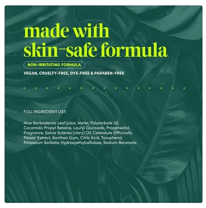 Down There Wash Aloe-Based Intimate Cleanser, pH-Balanced with Calendula and Sage, Rosewater Scent, 8.5 Oz ~ (1 Pack)