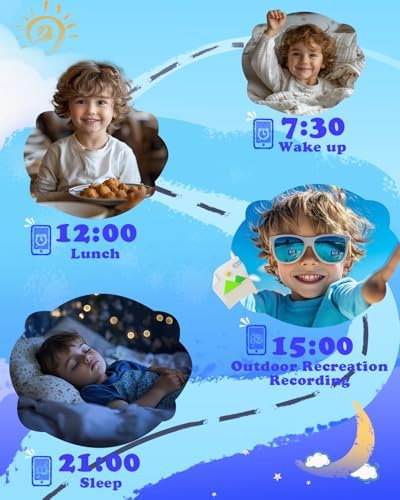 MOMILLA Kids Toys Phone for 3 4 5 6 7 Years Old, 3.97" Touchscreen Christmas Birthday Gifts, Toddler Toys Phone with Music Player Puzzle Games 16 GB Storage Alarm Kids Toys for Ages 3-12 Kids