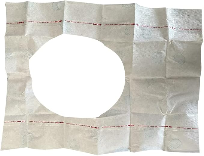 EZ Disposable Toilet Seat Covers - Waterproof, Travel-Friendly (20 Pack)