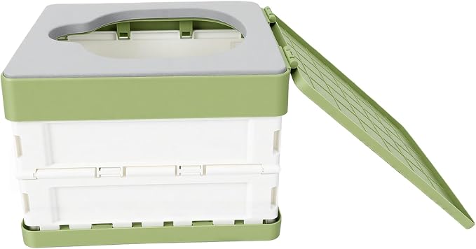 Alomejor Portable Folding Potty with PU Soft Seat, Lightweight Removable Baby Toilet for Travel, Outdoor, Car Trips