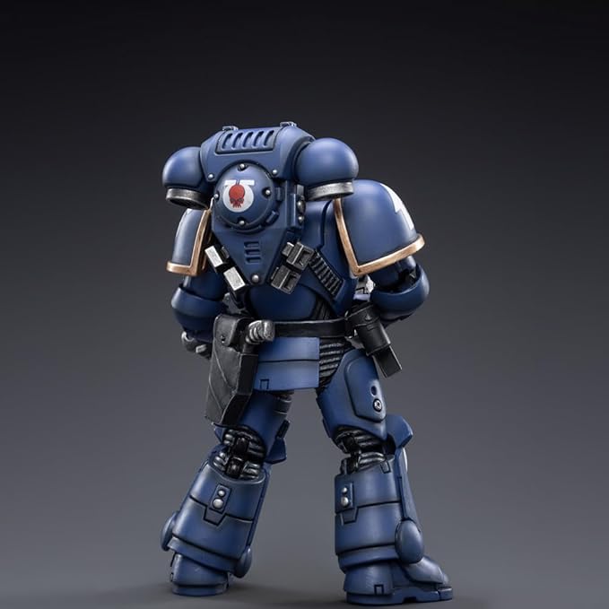 JOYTOY 1/18 Warhammer 40,000 Action Figure Ultramarines Heroes of The Chapter Brother Veteran Sergeant Castor Action Figure Collectible Military Model