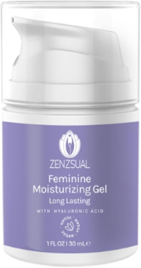 ZENZSUAL Vaginal Moisturizer Gel – Water-Based, pH Balanced with Hyaluronic Acid – Hydrating Feminine Gel for Intimate Dryness and Daily Comfort – Menopause & Postpartum Support – 1 Fl Oz (30 mL)