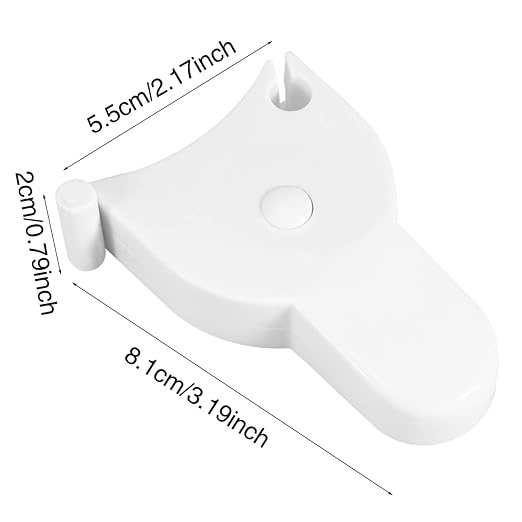 EVGATSAUTO Retractable Body Tape Measure 150cm 60in Accurate Fitness Measuring Ruler for Body Chest Waist Hip Arm with Snug Fit Auto Lock