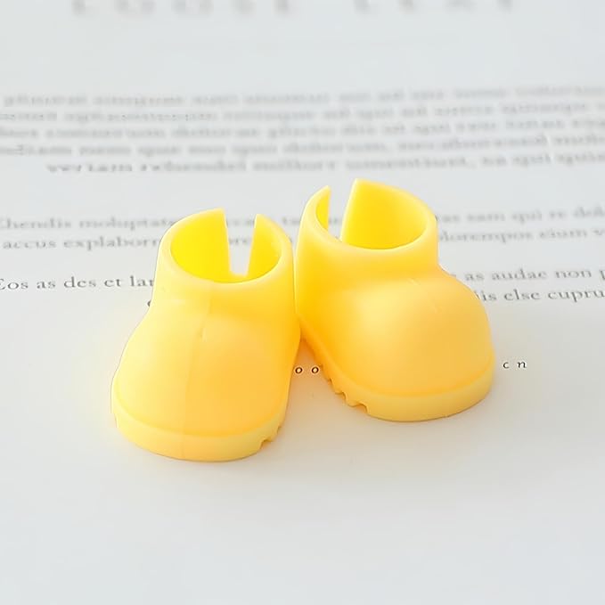 Clothes for Dolls Accessories, Stylish Kawaii Overalls Outfit Headphones Set 6 Pieces Suitable for 15cm 17cm Doll , Doll Hat Headset Boots Clothing Set Replacement