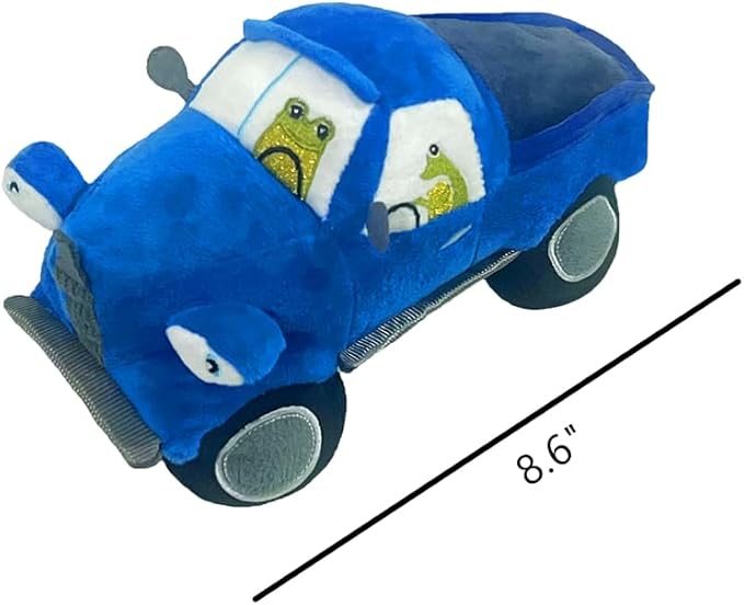 New Blue Car Plush Stuffed Toy, Cute Plush Toy Decoration Gift