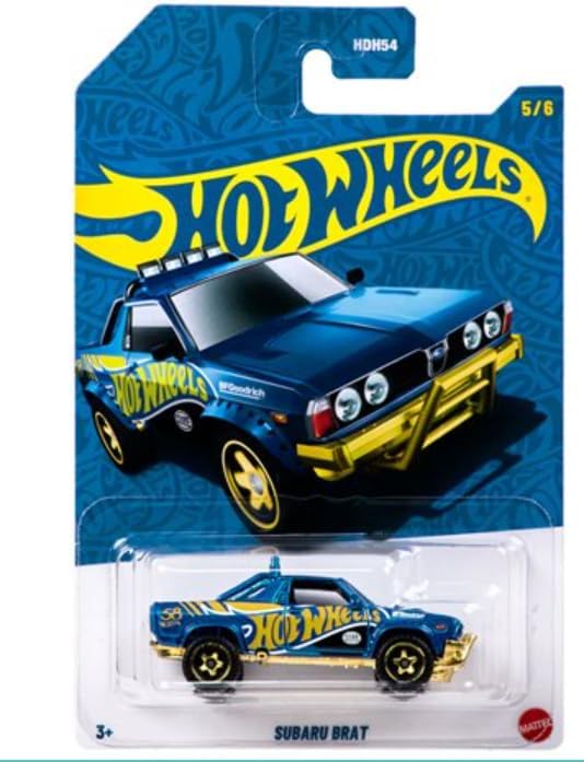 Hot Wheels 58th Anniversary Pearl and Chrome Vehicle Set, Blue and Gold, 2026 Collection, Set of 5, NO Chase