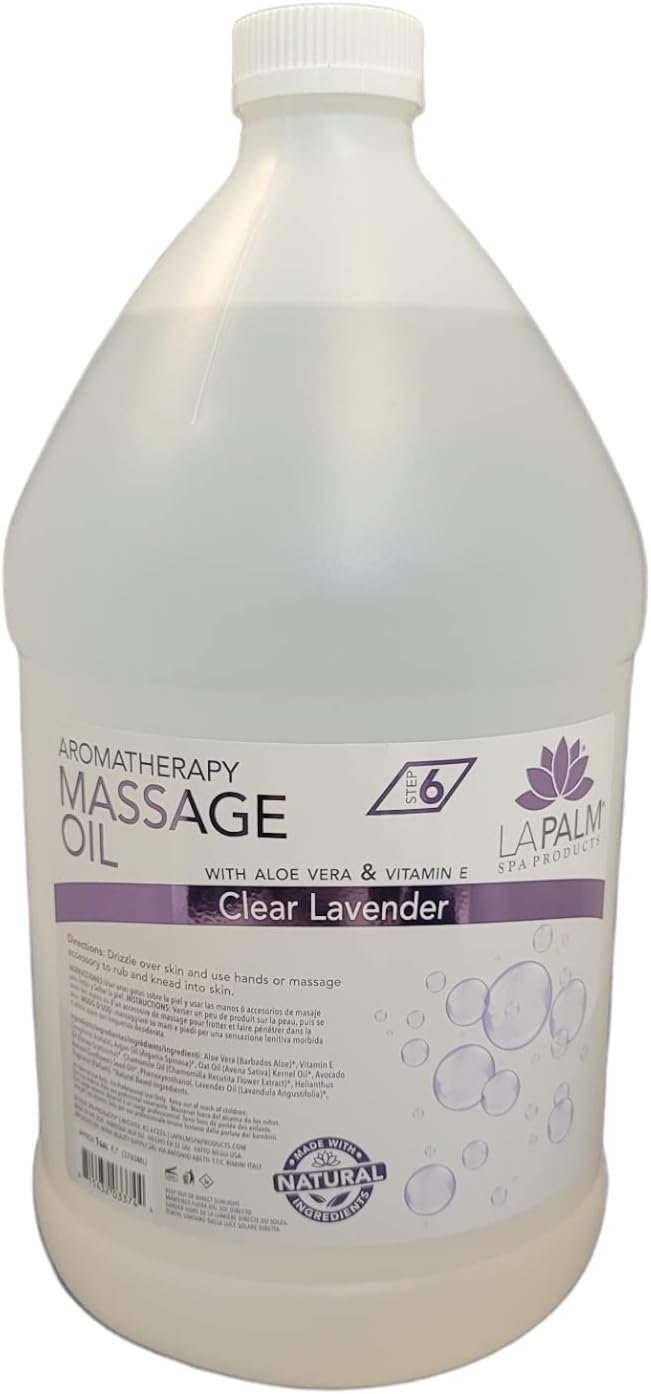 La Palm Spa Products Massage Oil - Lavender - 1 Gallon