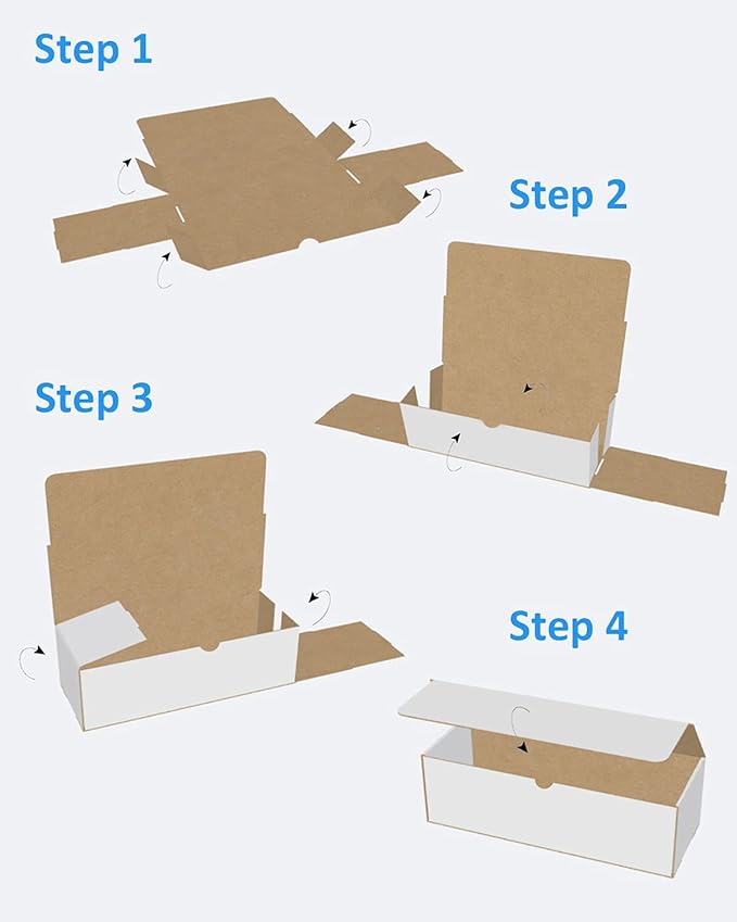 Fageverld Top loader Storage Box, Cardboard Toploader Card Box, Holds 1200 Sports & Trading Card, Fits Baseball Football Cards, 8 Count