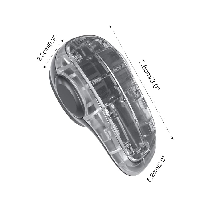 SAFELON 1 Pcs Baby Safety Oven Door Lock, Double Button Oven Lock for Kitchen Safety (Clear-Black)