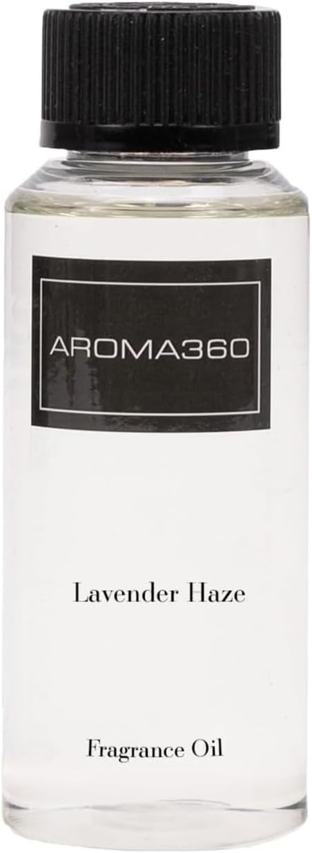 Aroma360 - Lavender Haze Fragrance Oil Blend - Luxury Aromatherapy Scent Diffuser Oil - Candied Berries, Ballet Lavender and Musk 4.1 fl oz, 120mL