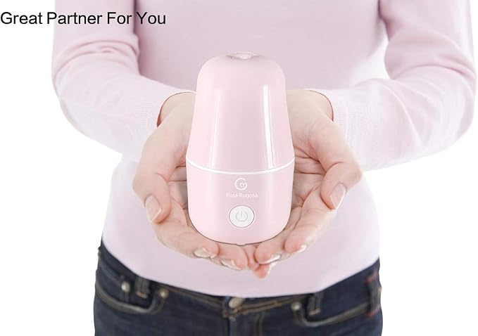 ROSA RUGOSA Menstrual Cup Steamer, Portable Menstrual Cup Wash Kit, Comes with Two Reusable Period Cup, High Temperature, Great Partner for Women Travel (Light Pink)