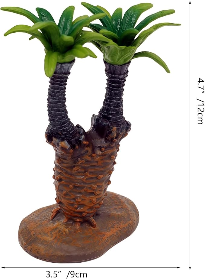 Gemini&Genius Cycas Plant Action Figure Toys for Kids Prehistoric Jungle Trees Figure Cycas Toys, DIY Educational or Decoration Sago Palm Plant Toy