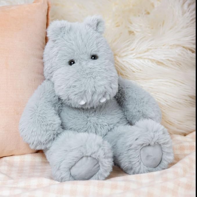 Vermont Teddy Bear Hippo Stuffed Animal - Soft Hippo Plush from, 18" Stuffed Hippopotamus for Kids