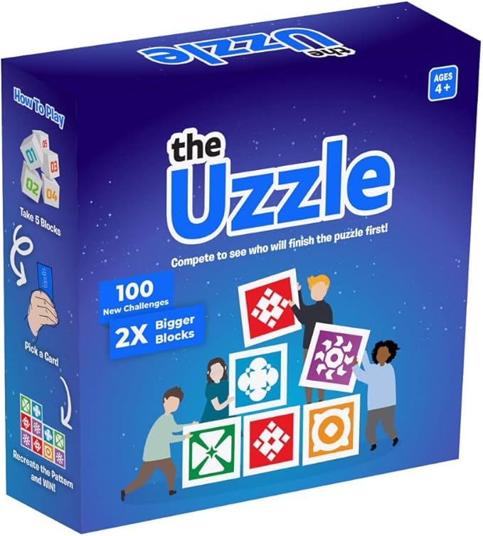 3.0 Board Game, Family Board Games for Children & Adults, Block Puzzle Games for Ages 4+