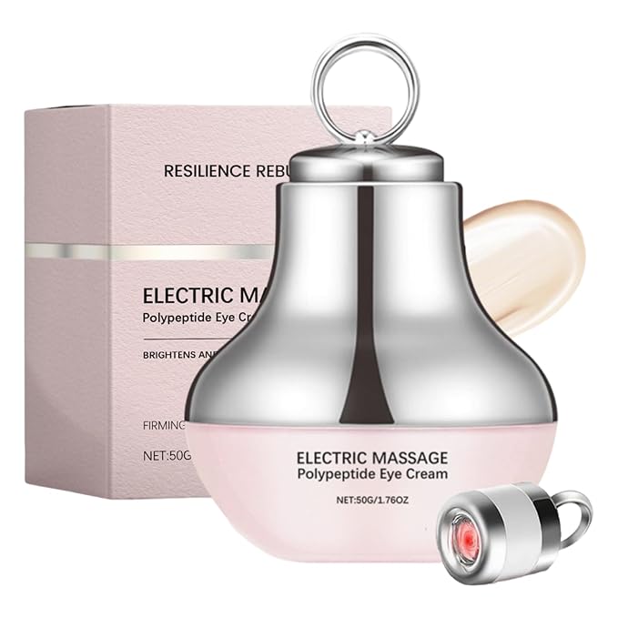 Electric Massage Eye Cream for Dark Circle, Firm and Smooth of Fine Lines Tired, Relief Wrinkles & Puffiness with Gentle Vibration, Eye Cream for Firming, Moisturizing, Anti-Wrinkle (3)