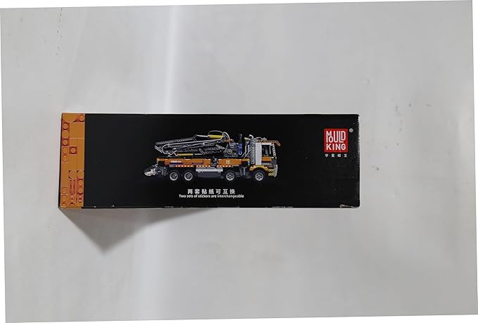 Mould King 19014 Tow Truck Building Blocks Kit, Pneumatic Concrete Pump Truck Model, Engineering Crane Toy for Adults, Collectibles Gift(2098 Pieces)