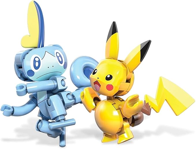 Pokemon Pikachu vs. Sobble Figure Building Set