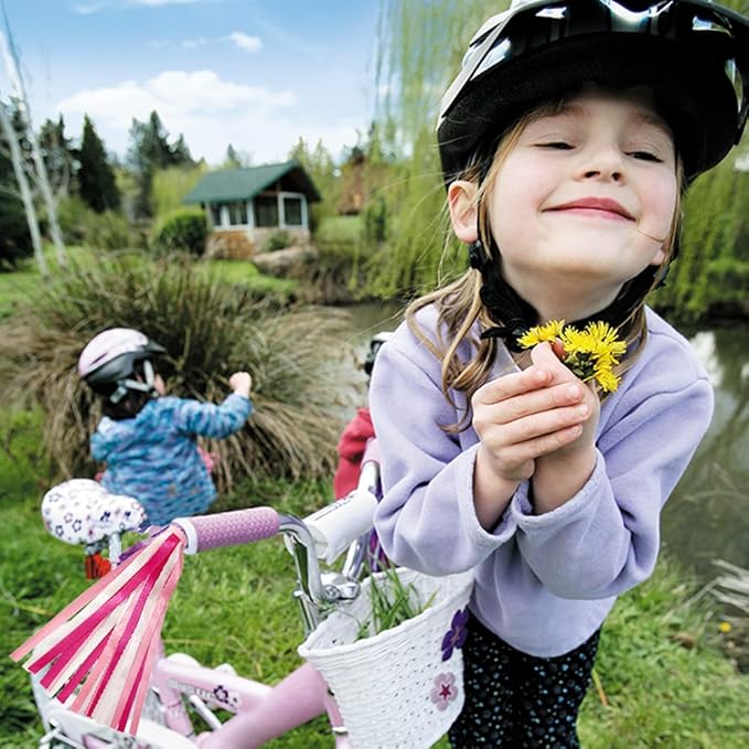 1Pair Kids Bike Handlebar Streamers, Children Scooter Handlebar Colorful Tassel Ribbon Bicycle Grips Baby Carrier Accessories