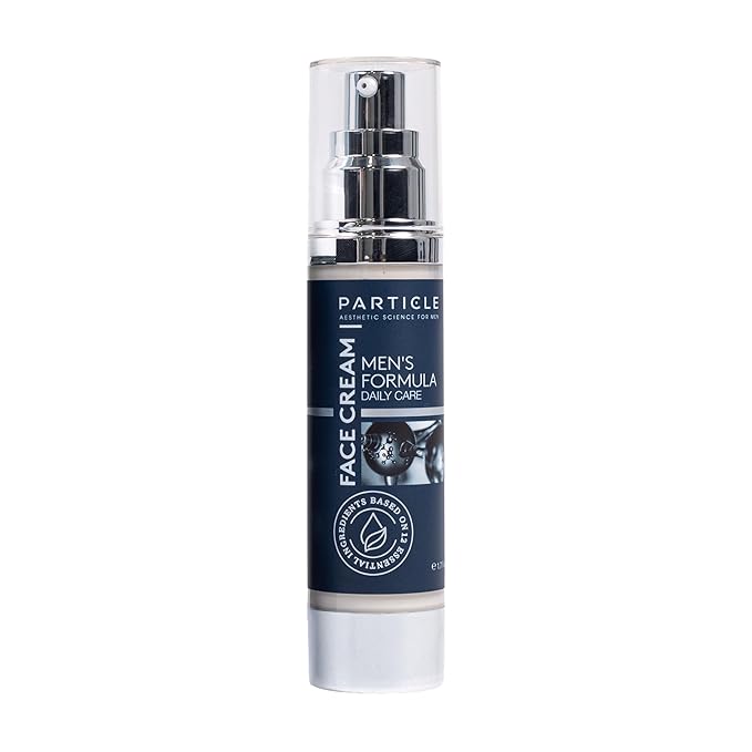 Particle 6-in-1 Face Cream for Men, Men’s Daily Hydrating Moisturizer with Vitamin C, Jojoba Oil, Vitamin E & Hyaluronic Acid, Skin Care Routine, Healthy Skin Support, Pack of 1, 1.7 FL OZ