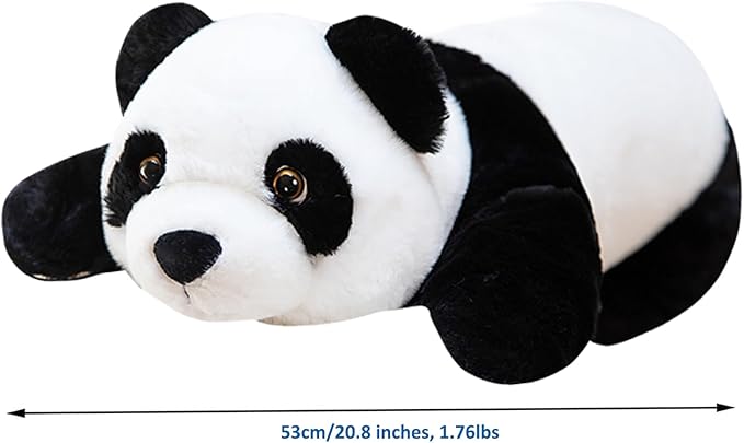 Weighted Stuffed Animals, 20.8" 1.76lbs Weighted Panda Plush Toy Cute Panda Weighted Plush Animals Pillow Gifts for Kids Adults