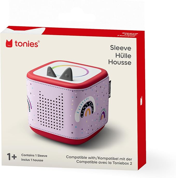 Tonies Sleeve - Decorative Wrap for Toniebox 2 - Rainbow