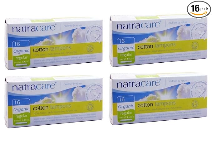 Natracare Tampons Reg With Applictr 16 ct ( 4 Pack)