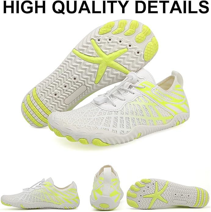 ELETON Barefoot Shoes Women Men Footwear, Wide Toe Box Hiking Zero Drop Non-Slip Quick-Dry River Boat Pool Beach Water Shoes, Lightweight Swimming Running Walking Sneakers Unisex