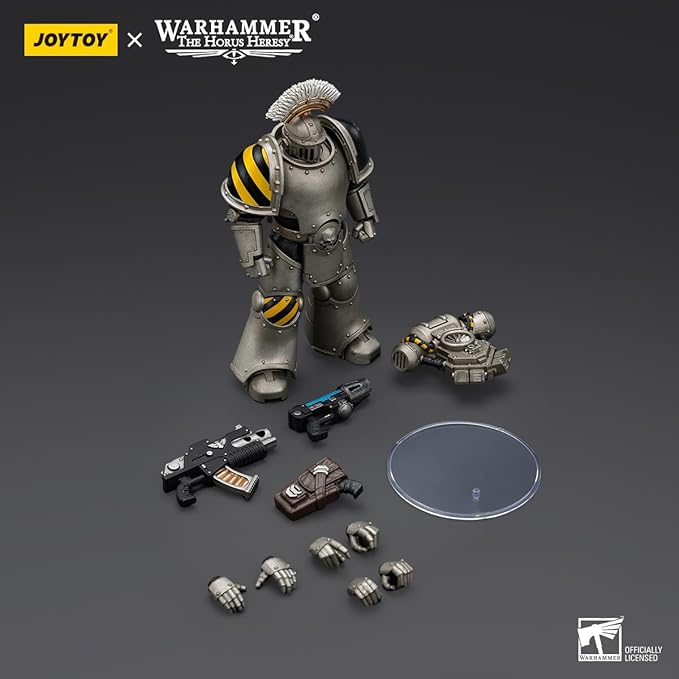 JOYTOY 1/18 Action Figures - Warhammer The Horus Heresy Iron Warriors MKlll Tactical Sergeant - 5‘’,Highly Posable Collectible Model Ages 15+
