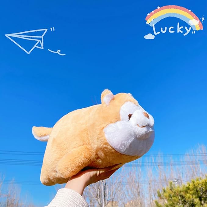 Soft Plush Corgi Dog Toy Stuffed Animal, Gift for Kids and Girls (50cm/19.6in)