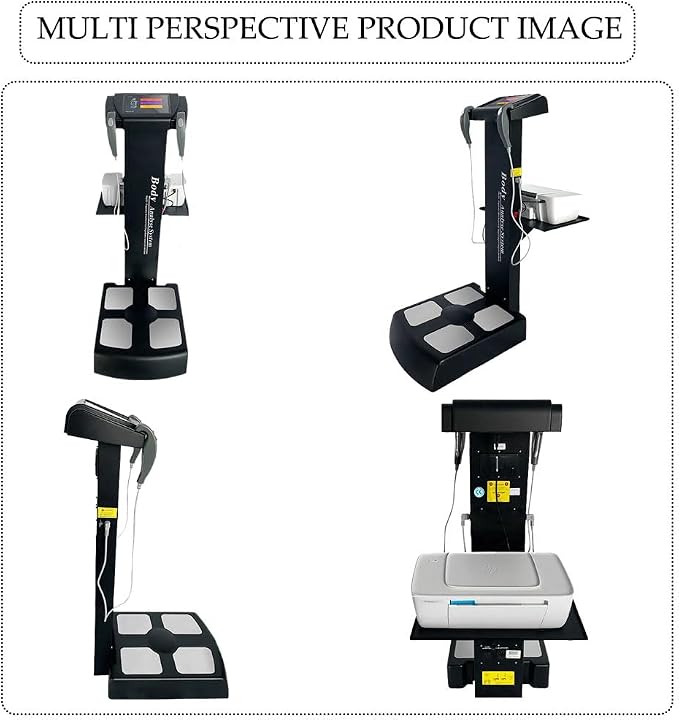 Comprehensive Body Analyzer Accurately Measure Fat, Muscle, and Various Parts of The Torso Black