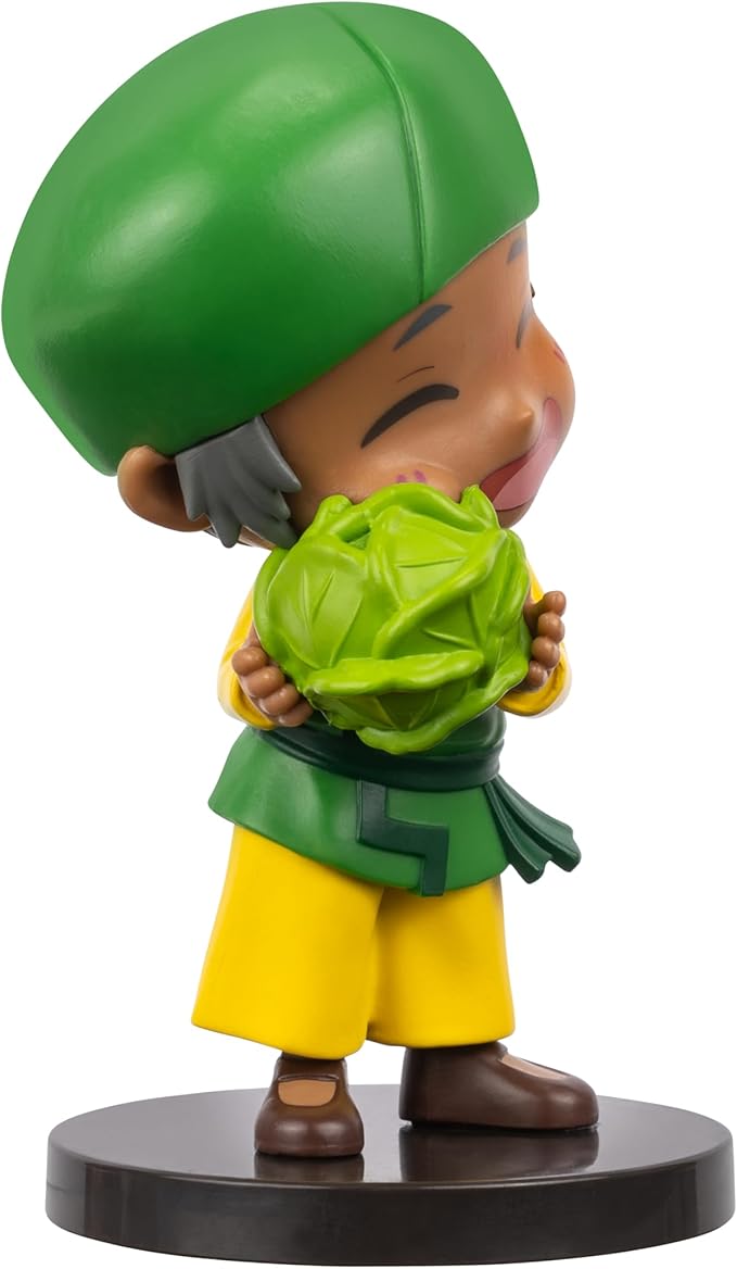 Jazwares Avatar: The Last Airbender CAI - 4-Inch Mini Figure in Kawaii Style in Dynamic Pose with Display Base