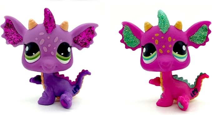 LPS Pet Shop Animal Action Figures Kids Boys Girls Gift (4pcs)