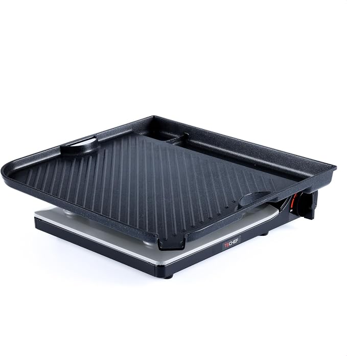 COOKKING - Master Grill Pro, Korean Traditional BBQ Grill Pan - Stovetop Nonstick Indoor/Outdoor Smokeless BBQ Cast Aluminum Grill Pan (MasterGrill Pro) (No Induction), Made in Korea