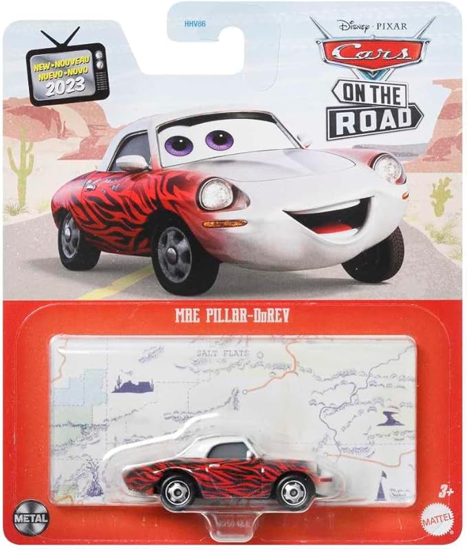 Disney Pixar Cars Mae Pillar-DuRev On The Road 1:64 Scale du rev durev Pillar
