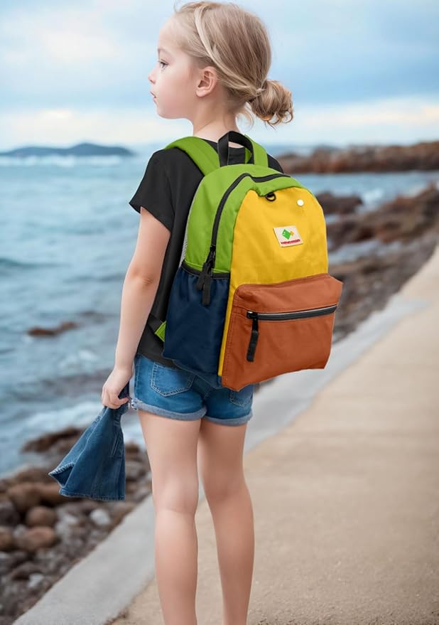 Toddler Backpack for Boys 2-5: Preschool Backpack for Boys Girls - Cute Kids Backpack for Boys 13.5" H Fit Folder
