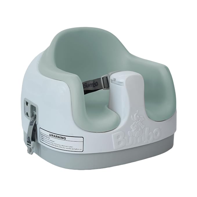 Bumbo 3-in-1 Multi-Seat for 6 to 36 Months, Travel Baby and Infant Feeding & Play Floor Seat, Agave - All-in-One Portable Booster with Dining Tray & Toddler Kitchen High Chair