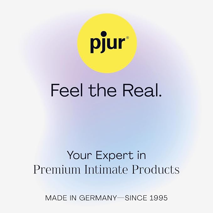 pjur med Premium Silicone-Based Lubricant, 3.4 fl oz | For Dry & Sensitive Mucous Membranes, No Preservatives, Extra Long-Lasting, Non-Pore Blocking, Condom Compatible