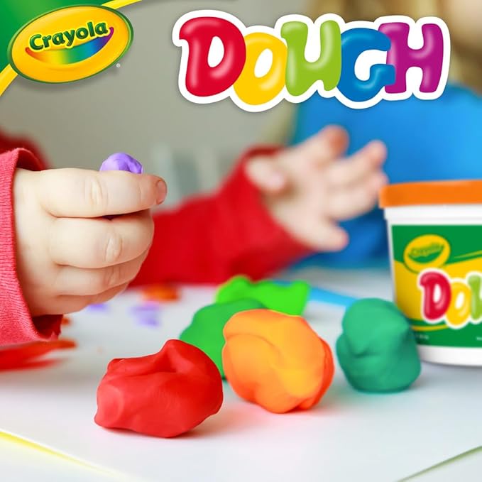 Crayola Orange Dough, 3 lb. Resealable Bucket, Toys for Kids, Gift