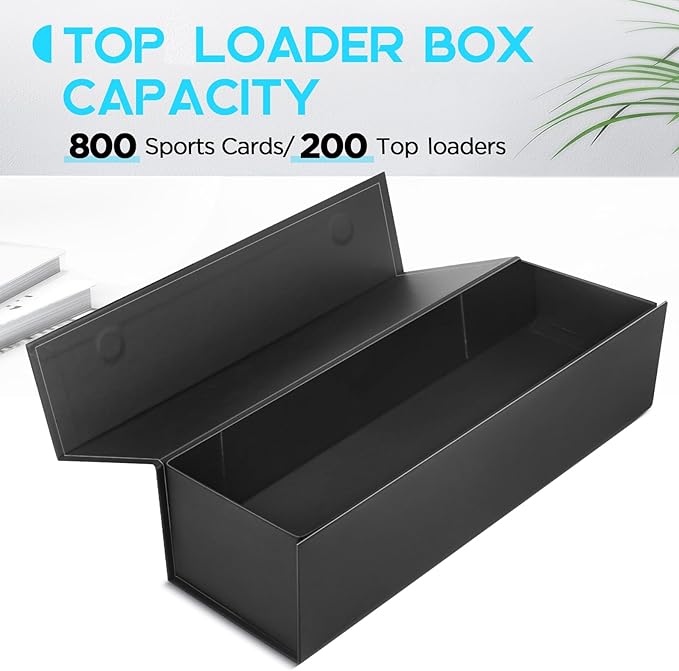 Vowcarol Trading Card Storage Box, Top loader Storage Box, Trading Card Holder Topload Hobby Box for 800 Count Cards - 1 PACK