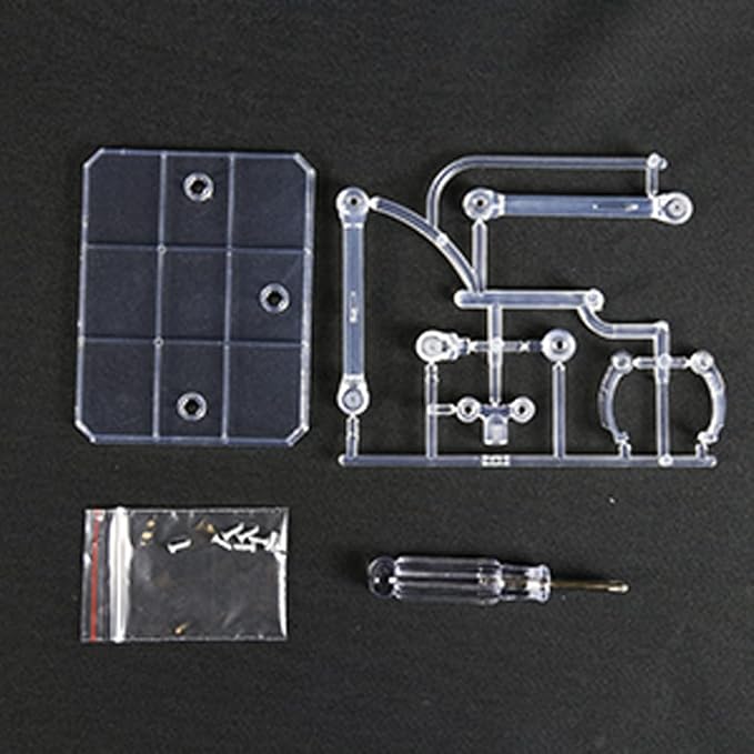 POMER Action Figure Stand,10 Pcs Transparent Assembly Action Holder Base Display Stand for 1/144 HG/RG Gundam Figure Model Toy