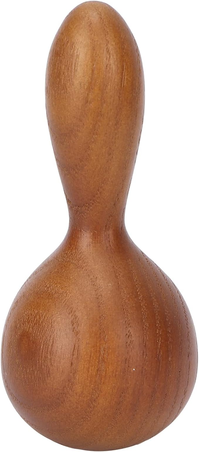 Wooden Handheld Massage, Portable Essential Oil Massage Hammer Teakwood Beauty Massage Hammer Wood Therapy Massage Tool Psoas Muscle Release Tool Wood Therapy Massage Tools Kit for Skin Care