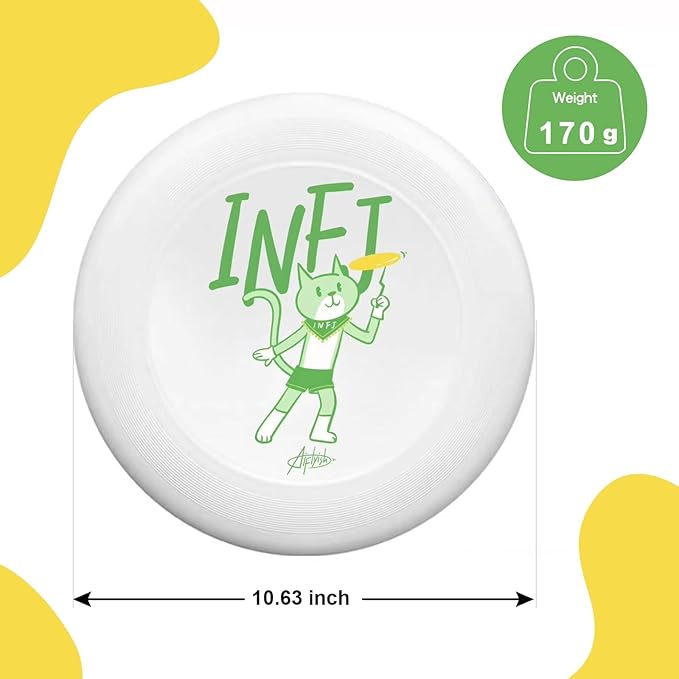 Social Gift & Team Activity Flying Disc, 10.63 Inch MBTI Flyer Disc Lightweight Durable for Outdoor Beach Park Backyard Game - 170g