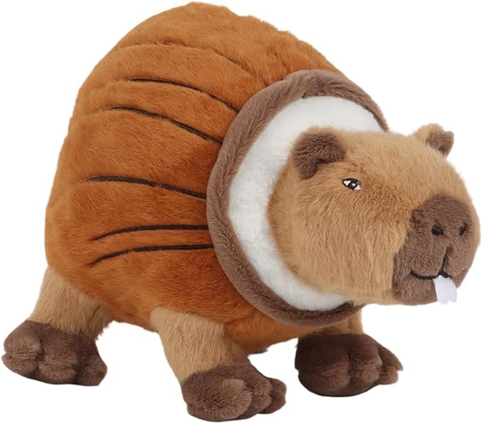 Italian Brainrot Plush Toy, 10 inch Burbaloni Lulilolli Plushies, Italian Brainrot Stuffed Animal, Funny Coconut Capybara Monster Figure Doll for Adults Kids Boys Girls Gift