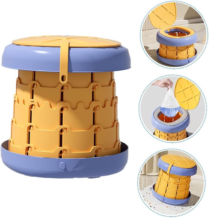 Abaodam Foldable Travel Potty for Boys and Girls Boy Girl Portable Toilet for Potty Training Essentials for
