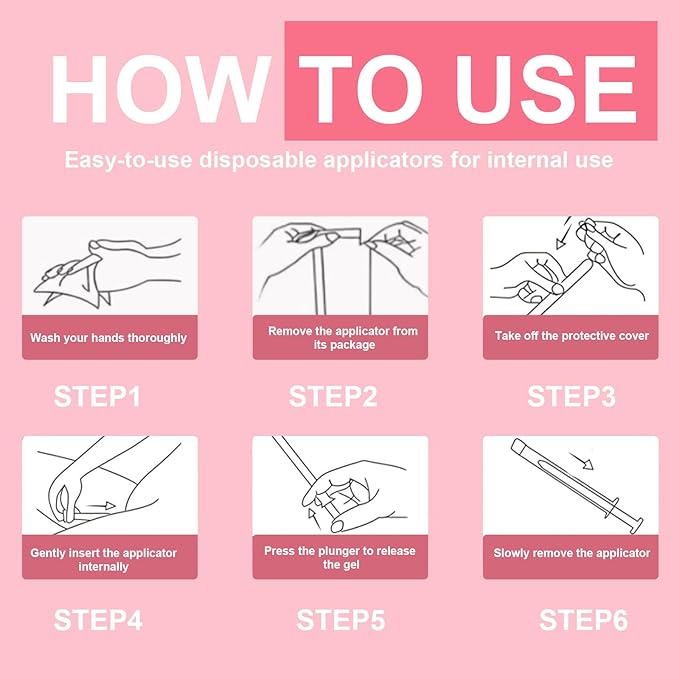 Vaginal Moisturizer – 5×3g Tubes, Hyaluronic Acid & Herbal Extracts for Menopause Dryness