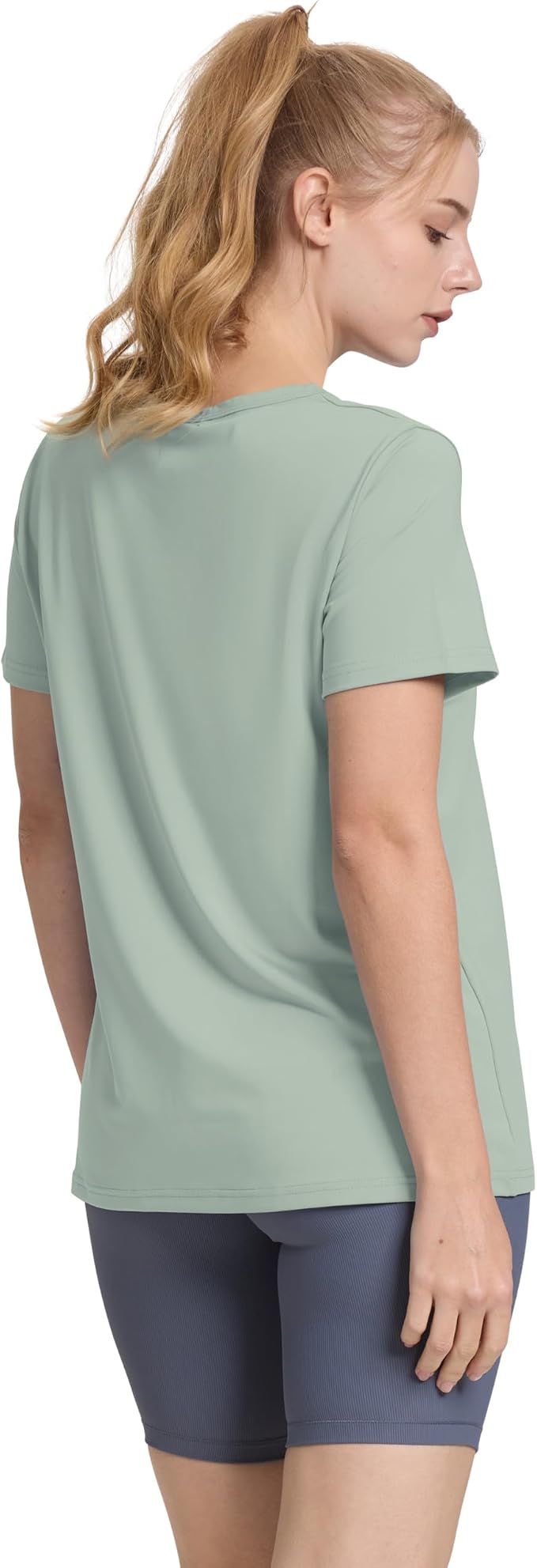 OFEEFAN Workout Tops for Women UPF 50+ Breathable Quick Dry Loose Fit T Shirt Outdoor Yoga Running Hiking Gym Tee Top