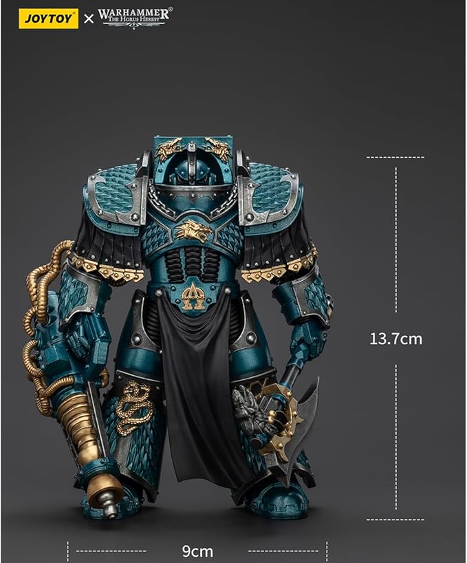 JOYTOY Warhammer The Horus Heresy Alpha Legion Lernaean Terminator with Conversion Beam Cannon - 1:18 Scale 5.39in Action Figure Mecha Joy Toy Collection Model