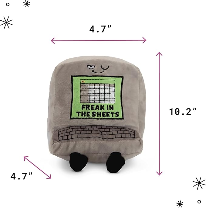 Punchkins Hilarious Plushie, Funny Collectible for Adults, Unique Desk Decor, Gag Gift for Grown Ups, Freak in The Sheets
