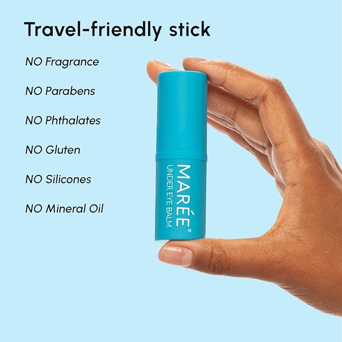 MAREE Under Eye Balm Stick Hydrating – Retinol Caffeine Under Eye Brightener Stick for Older Women – Collagen Undereye Cream for Dark Circles & Wrinkles – Skin Care Treatment Moisturizer