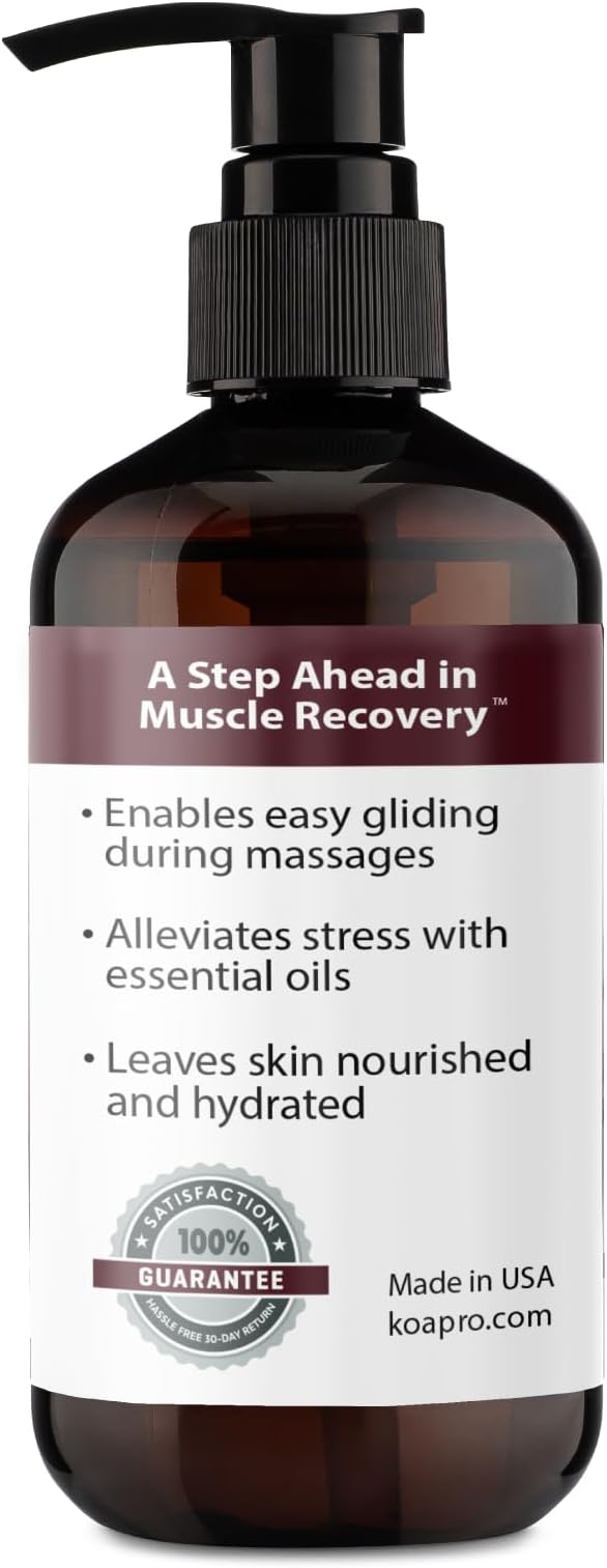 KOAPRO Arnica Sore Muscle Massage Oil for Massage Therapy - Anti-Cellulite Skin Therapy Oil with Chamomile, Lavender, Peppermint to Soothe Tired Muscles & Joint Pain, Deep Tissue Extract 3 Pack
